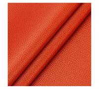 SHENGG Renovation Self Adhesive Leather Patch For Sofa Car Seats Chairs Bag Couch Black Leather Repair The Hole Waterproof Stickers(Orange,200x50cm)