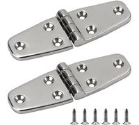 SHENGHUISS Boat Hatch Casting Hinge 316 Stainless Steel Marine Heavy Duty Door Hinges for Boat, Yacht with Screws (4 inch x 1.5 inch 2 Pack)