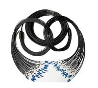 SHENGJIELIU TPU Field Armored Fiber Optic Jumper,24-core,single-mode, Super Soft, Wear-resistant Anti-mouse Bite, LC To SC-FC-ST,15m,20m,25m(LC-LC 20 meters)