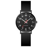 SHENGKE Casual Fashion Women Sport Watch Sweat Resistant Students Watch with Easy Read Dial and Silicone Band,Water Resistant (All Black)