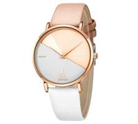 SHENGKE Classic Simplicity Women Watch Genuine Leather Strap Elegant Women Watches Ladies Wristwatch(White-Marble)
