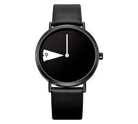 SHENGKE Creative Watch Ultra-Thin Strap Casual Fashion Quartz Minimalist Watch Black