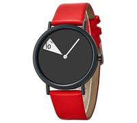 SHENGKE Creative Watch Ultra-Thin Strap Casual Fashion Quartz Minimalist Watch Red