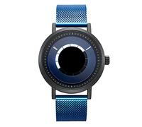 SHENGKE SINOBI Business Watches Men Fashion Original Design Watch Men Steel Mesh Men's Watch Clock Relogio Masculino Creative Wristwatch, S9800G-Blue, sport
