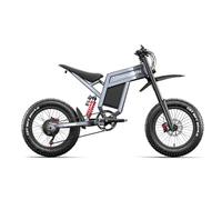 Shengmilo S900 Electric Bike for Adults, 250W Motor with 60V 30Ah 1800Wh Battery, 25km/h Off-Road Ebike, 20"x4.0" Fat Tire, Full Suspension Electric Dirt Bike with Hydraulic Disc Brakes