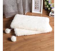 SHENGOCASE 2-Pack 12"x15.7" Rectangular Faux Rabbit Fur Cat Tree Tower Replacement Cushion Pad, Cat Bed Mat, Pad for Window Perch, Cat Dog Carrier, Cat Bed, Cat Dog House, Cat Cage
