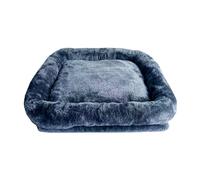 SHENGOCASE Cat Tree Tower Accessories Replacement Parts Top Cushion Bed Cover for Cat Perch with Elastic Band (15.7" x 15.7", Grey)