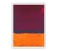 SHENGPOSTER Contemporary Abstract Canvas Art Unframed Print Vibrant Hue Geometrical Wall Decor Mid Century Modern Unframed Pictures Poster for Office Room 80x105cm