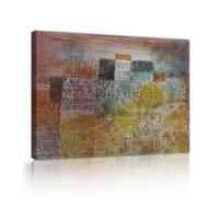 SHENGPOSTER Early Spring in H Paul Klee Canvas Print Modern Minimalist Gallery Wall Art Abstract Landscape Wall Poster Aesthetic Living Room Home Decor 70x90cm Innerframe