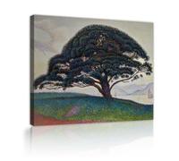 SHENGPOSTER Paul Signac Canvas Prints and Wall Art the Bonaventure Pine Landscape Canvas Painting Artwork Famous Painting Replica for Living Room 70x90cm Innerframe