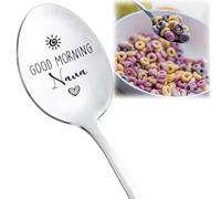 ShengQiu 1PCS Stainless Steel Coffee Spoon for Tea Lovers, Nana, Grandma, Mum, Ice Cream Lovers