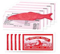 SHENGSEN 100 Packs Miracle Fortune Telling Fish - Magic Fortune Telling Toys for Kids Adults, Christmas Novelty Gag Gifts Party Favors