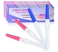 SHENGSEN 4 Packs Fake Pregnancy Test Strips,Always Positive Early Pregnancy Test Kit,Prank HCG Pregnancy Rapid Test for April Fools' Joke Gag,Blue & Pink