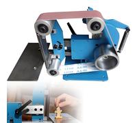SHENGSHIYU Belt Sanders with 5 Belts (915×50mm),Vertical/Horizontal Dual-Mode,Speed Adjustable 50-6500 Rpm,Belt Sander Knife Sharpener for Metal and Wood Sanding & Polishing 750W