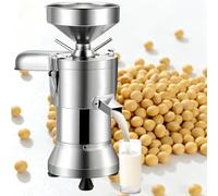 SHENGSHIYU Commercial Soybean Milk Machine with Slag Separation,2800 Rpm,25kg/H Stainless Steel Automatic Soy Milk Grinder for Restaurants,Canteens,Small Food Processing Facilities