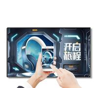 SHENGSHIYU Digital Advertising Display Screen for Playing Videos/Images,Landscape/Portrait,Remote/USB Publishing,Wall-Mounted Digital Advertising Marketing High-Street Standout 43"