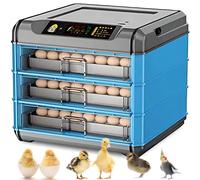 SHENGSHIYU Egg Incubator with Automatic Turning and Humidity Control,Digital Display for Hatching Chicken,Duck,and Quail Eggs,Timed Egg Turning,Automatic Water Refill,Dual Power Supply 3Layers
