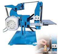 SHENGSHIYU Lijadora de Banda with 5 Belts (915×50mm),Vertical/Horizontal Dual-Mode,Speed Adjustable 50-6500 Rpm,Small Belt Sander for Metal and Wood Sanding & Polishing 750W