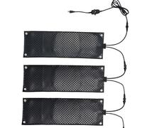 SHENGSHIYU Snow Melting Stair Mats 3PCS,Multiple Mats Can Be Linked Together,PVC Heated Floor Mat with Non-slip Texture,Heated Snow Mats for Walkway for Melting Snow,Ice 3pcs-14 * 60in/36 * 150cm