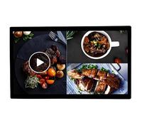 SHENGSHIYU Wall Mounted Billboard for Restaurant for Playing Videos/Images,Landscape/Portrait,Remote/USB Publishing,Digital Advertising Screen for Restaurants,Cafes,Salons,Shops 32"