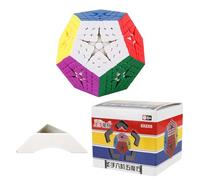 Shengshou 6x6x12 Megaminx Dodecahedron Block Puzzle 6x6 12 Surface Gigaminx twist magic puzzles Cube Stickerless Multicolour Toy with one cube stand
