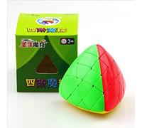 Shengshou Mastermorphix 4x4 Magic Zongzi Cube Smooth Speed Twist Magic Puzzle Cube Multicolor Stickerless + One Display Stand