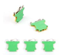 SHENGYIG Pack of 5 DIN Rail Terminals, Brass Through Terminal, UK 2.5 Terminal Block, DIN Rail, Conductor Cross Section 2.5 mm², for Wiring and Circuit Conversion