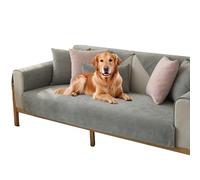 SHENGYIJING Sofa Cover - Super Soft Waterproof Chenille Slipcover, Universal Stretchable Anti-slip Sectional Couch Cover, Furniture Protector for Pet Owners（Elegant Grey，70 * 180）