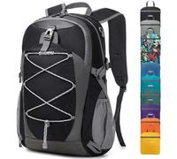 SHENHU 40L Hiking Backpack Lightweight Daypack Waterproof Travel Camping Backpack for Men Women Sport Packable, A9-black, 40L-0.9lb, Daypack Backpacks