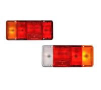 SHENHUO Car Taillights 2Pcs Tail Light Rear Lamp Lens Cover Shell Compatible For Fiat For Ducato/For Iveco For Daily Eurocargo I, II&III 42531146 9988023
