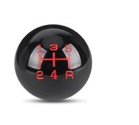 SHENHUO Gear Stick Knobs 5 for Speed Round Ball Gear Shift Knob with M8 M10 M12 Adapter Replacement Shifter(5 Speed Large Font)