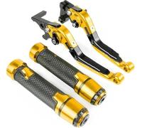 SHENHUO Motorcycle Clutch Brake Lever Motorcycle Clutch for CB650R CBR650R CB650FCBR650F Modified Horn Handlebar(Gold)