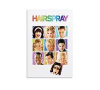 shenjin Hairspray Movie Poster Musical Romantic Comedy Film Canvas Art Poster and Wall Art Picture Print Modern Family bedroom Decor Posters 12x18inch(30x45cm)