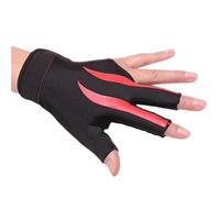 SHENJMAI Billiard Gloves Billiard Glove 3 Finger Half Snooker Pool Cue Shooter