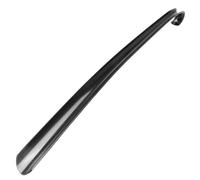 SHENJMAI Long Handled Shoe Horn 2PCS 58.5cm Easy To Use Plastic Long Handle Shoes Horn Artifact Pull Pumping Professional Women Men Shoe Spoon(2pcs Black)