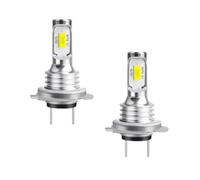 SHENKENUO H7 LED Headlight Bulb, Super White 6000K 55W H7 Headlight Bulb, High Low Dipped Main Beam Car Bulbs, IP68,2 Pack
