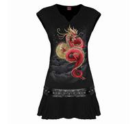 SHENLONG - Stud Waist Mini Dress Black