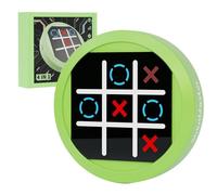 ShenMaster Electronic Tic Tac Toe Game,4 in 1 Handheld Puzzle Game Console. Portable Travel Games for Kids & Adults Ages 3+, Promoting Educational and Memory Growth with Board Games(Green)