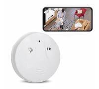 SHENMEILA Smoke Detector with Spy Camera, 1080P HD WiFi Hidden Indoor Secret Nanny Camera Home Security Surveillance Camera Small Monitoring Camera with Remote App Control