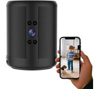 SHENMEILA Wireless Security Camera Speaker Hidden Camera 1080P WiFi Indoor Security Cameras Small Speaker Secret Cameras with Motion Detection Remote View Mini Nanny Spy Cam for Home Surveillance