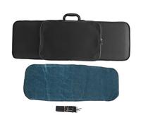 Shenprymic 1/2 Violin Travel Case, Wireless Keyboard for Smart TV, Shock Absorbing Foam with Velvet Lining, Oxford Cloth Carrying Bag with Adjustable Strap for Young Musicians and Students