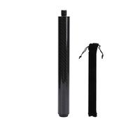 Shenprymic Pool Cue Extension 10 Inch Carbon Fiber Billiard Cue Extender with Bumper for Predator Cues, Adds Rear Weight for Better Balance and Control During Gameplay