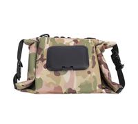 Shenprymic Travel Camping Wipes Dispenser, Pull Out Type Large Capacity Canvas Wet Wipe Pouch, Hanging Portable Wipe Holder for Car Office Home Outdoor Use (Camo Green)