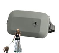 Shenrongtong Silicone Treat Bag for Dog Training - Dog Food Bag with Adjustable Belt,Pet Portable Dog Training Waist Bag, Treat Snack Bait Dogs Soft Outdoor Feed Storage Pouch, Food Silica Bags