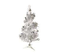 shenruifa 29.5 Inch Artificial Christmas Tree with LED Lights Decorations for Home Office Desktop Centerpiece Holiday Shopping Mall Window Ornaments
