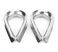 shenruifa 2pcs 20mm M20 Stainless Steel Wire Rope Cable Thimbles for 20mm Diameter Wire Rope Cable