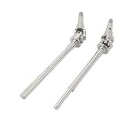 shenruifa 2PCS RC Car Front Axle Drive Shaft Set Stainless Steel RC Front CVD Drive Shaft Upgrades Parts for FMS 1/10 Remote Control Car Silver