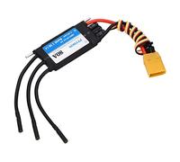 shenruifa 80A RC Electric Speed Controller Compatible with RC Boats High Efficiency for Various Ship Models Black 120g
