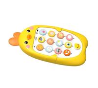 shenruifa Baby Phone Toy Cute Music Sound Bilingual Infant Cellphone Toy with Teether for Early Education