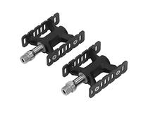 shenruifa Bike Pedals Rust Proof Lightweight DU Bearing for Mountain and Folding Bikes 1 Pair (Black)